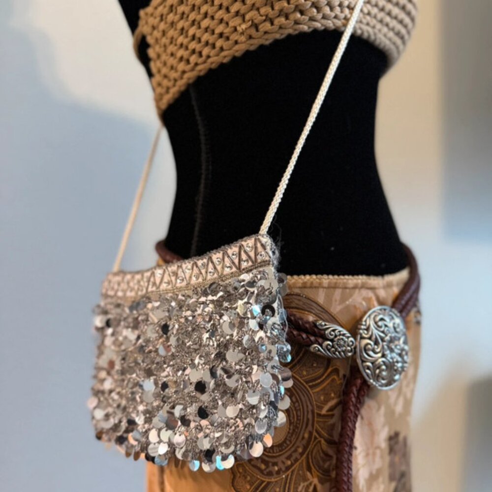90s sequins crossbody bag